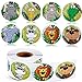 500PCS Zoo-Tiere Runde nette Aufkleber Rollen Adhesive-Aufkleber Scrapbooking für Notebook Kinder Belohnungen Stationery Sticker