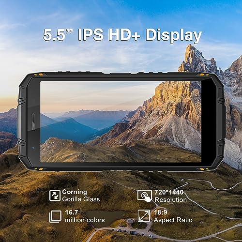 Doogee S41T Rugged Pphone Unlocked 2024,Android 14 6300Mah Battery,8Gb+64Gb,4G Dual Sim Rugged Smartphone,13Mp Camera,Ip68 Waterproof Cell Phone,Face Unlock,Nfc/T-Mobile,Black thumb #7