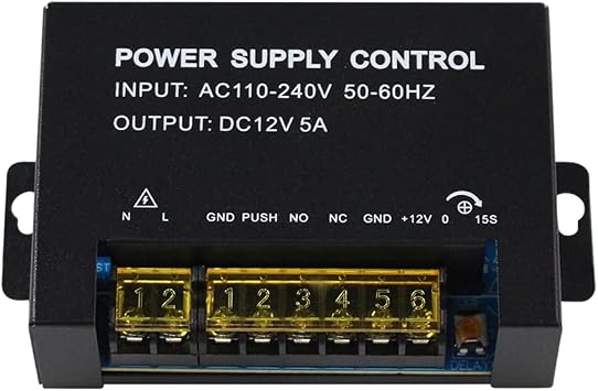 DC12V 3A Power Supply for Door Access Control System & Intercom Camera Input AC110-240V /OutputDC12V 5A