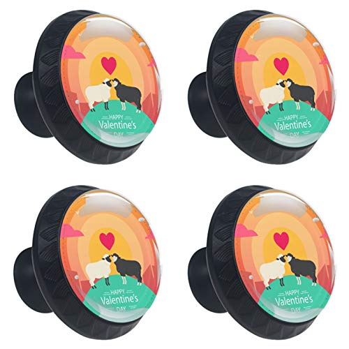 Boutons de meuble ourson et mouton pour déco romantique - 2
