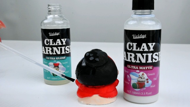 Air Dry Clay Glaze, Glanzlack Für 200 Ml Boetseerklei Finish