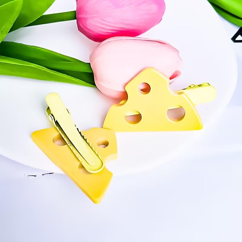 Pinza para el pelo de acetato de queso para sujetar melenas largas sin tirones ni caídas 7
