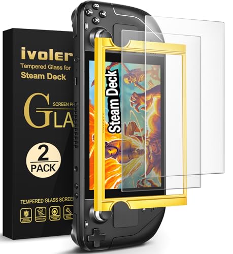 ivoler 2-Pack anti-glare Etched Screen Protector for Steam Deck 7.0''/Steam Deck OLED 7.4'', Matte...