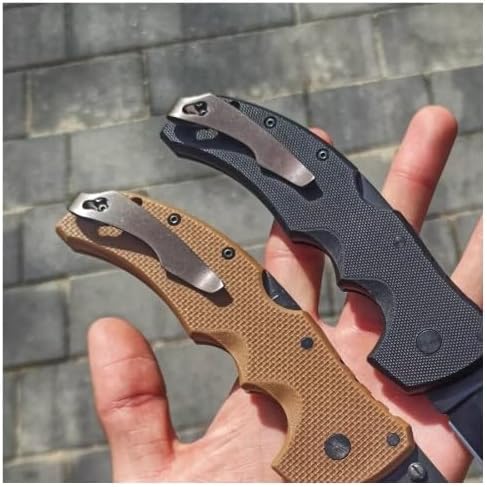 Titanium Pocket Clip with Stainless Screw Fit for Recon 1 Old Version DIY Making Replacement Accessory