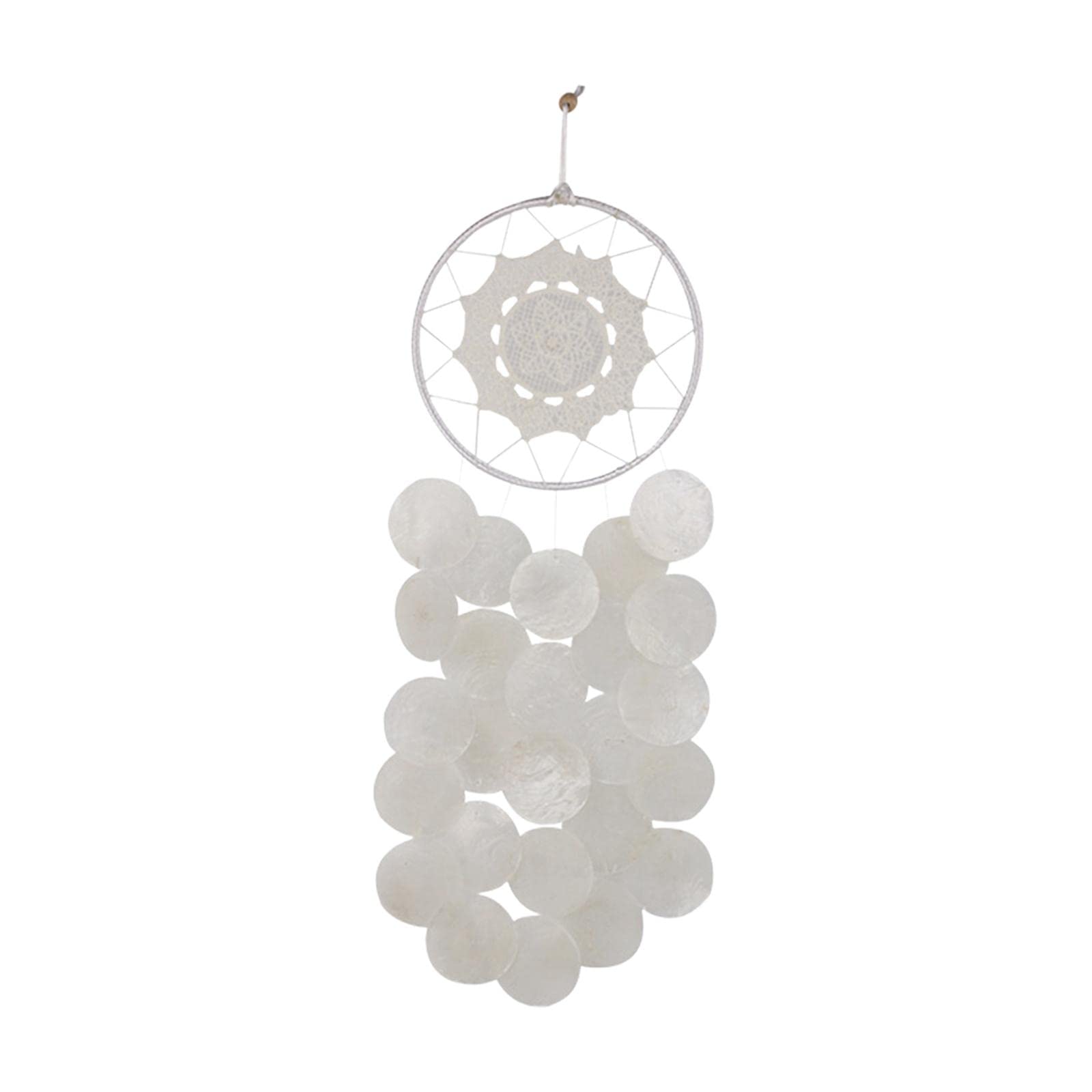 Bohemian Dream Catcher Shell Wind Chimes Pendant for Balcony Indoor Outdoor-picture-27