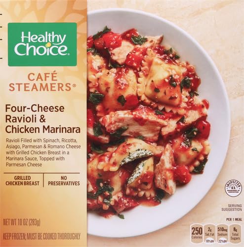 Amazon.com: Healthy Choice Café Steamers Four Cheese Ravioli