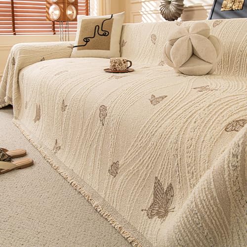 Housse de canapé 3 places lavable en peluche pour lit modulable - 2
