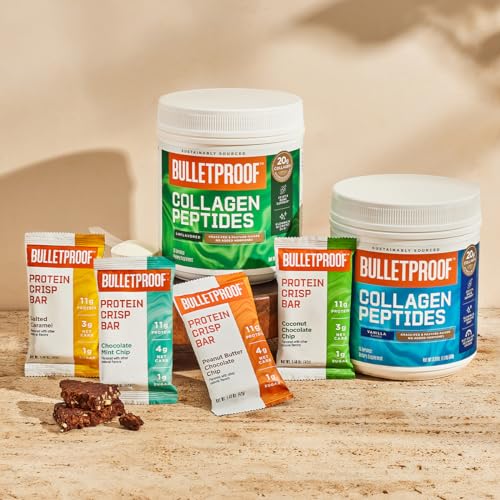 Bulletproof NUT05-00005 Fudge Brownie Collagen Protein Bars, Pack Of 12, Keto-Friendly Snack thumb #5