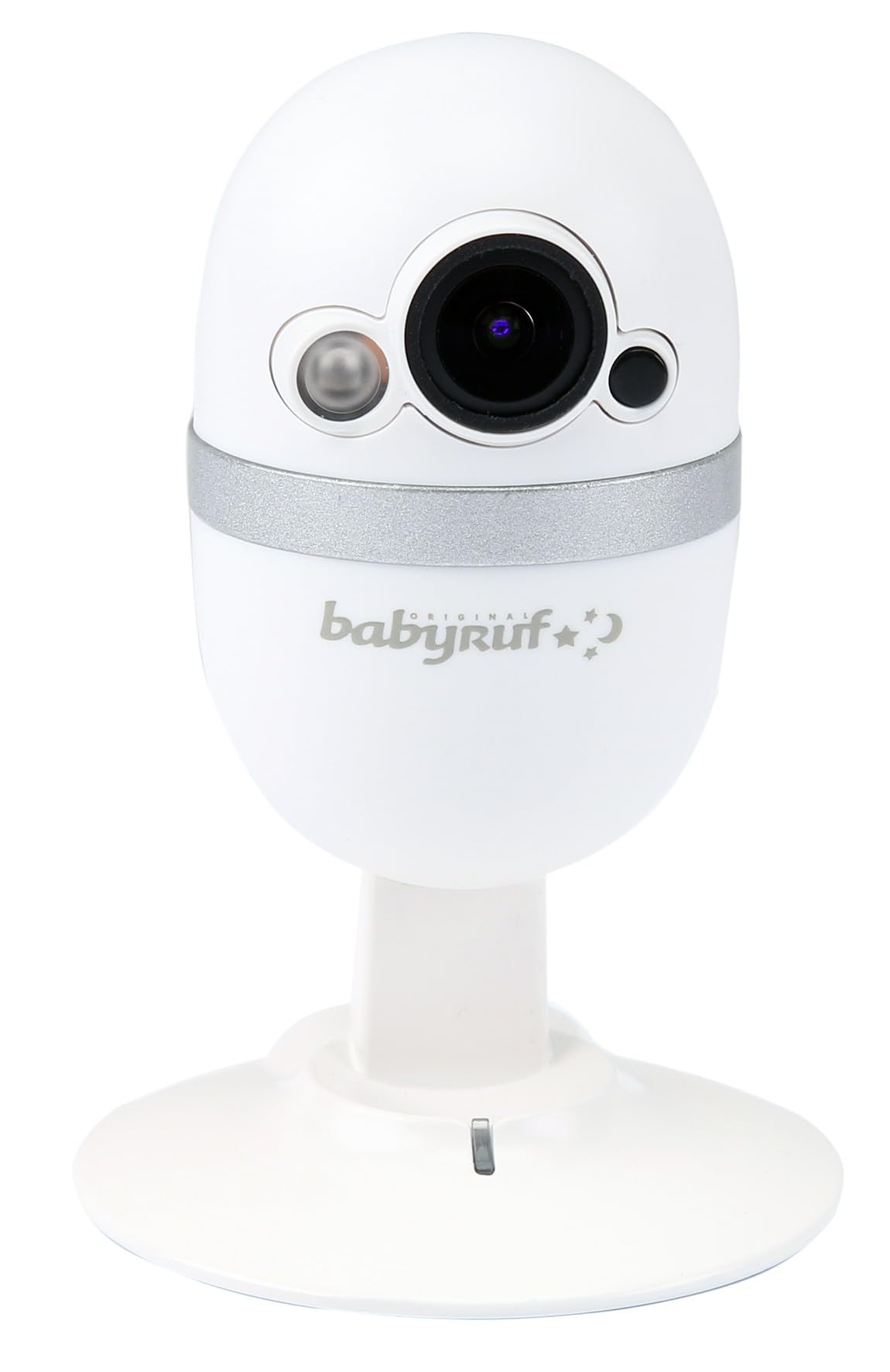 Babys CC 1000 elektroniczna niania z kamerą IP/Wi-Fi, z noktowizorem i funkcją interkomu, sterowanie za pomocą aplikacji na smartfon, kolor biały, 1 sztuka (1 opakowanie)