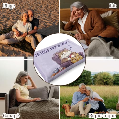 Couverture de sieste Einanmut douce comme les souvenirs - 8
