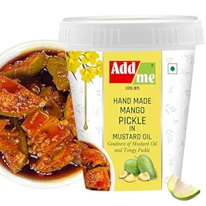 Add me Hand Made Mango Pickle 500gm In Mustard Oil | North Indian Aam ka Achar In Bucket Pack