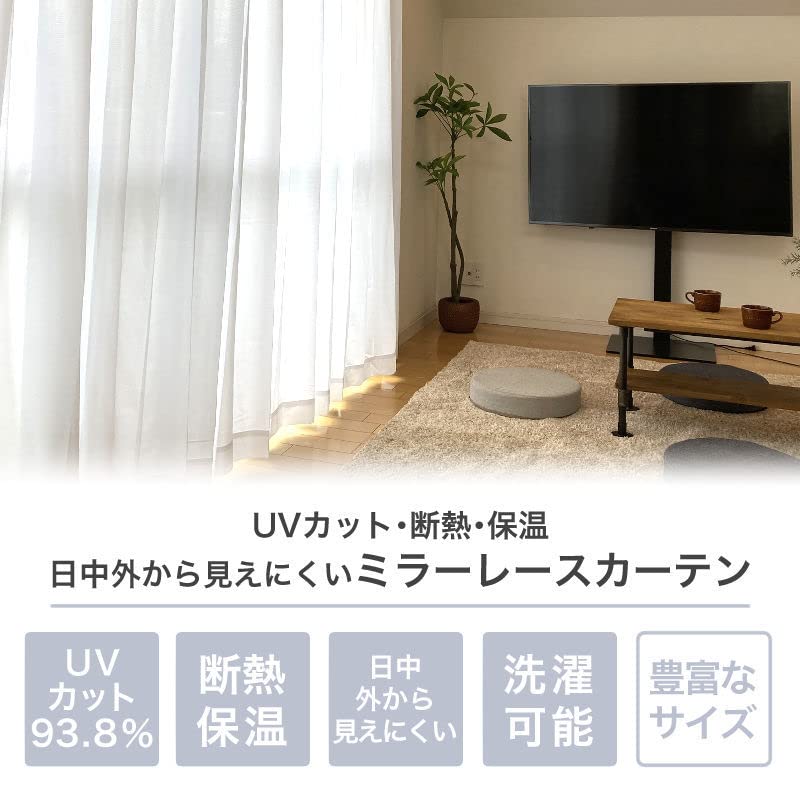 【美品】カーテン5枚まとめ売り コアラビーチ カフェカーテン J-52050 ブルー ｜ジャストカーテン