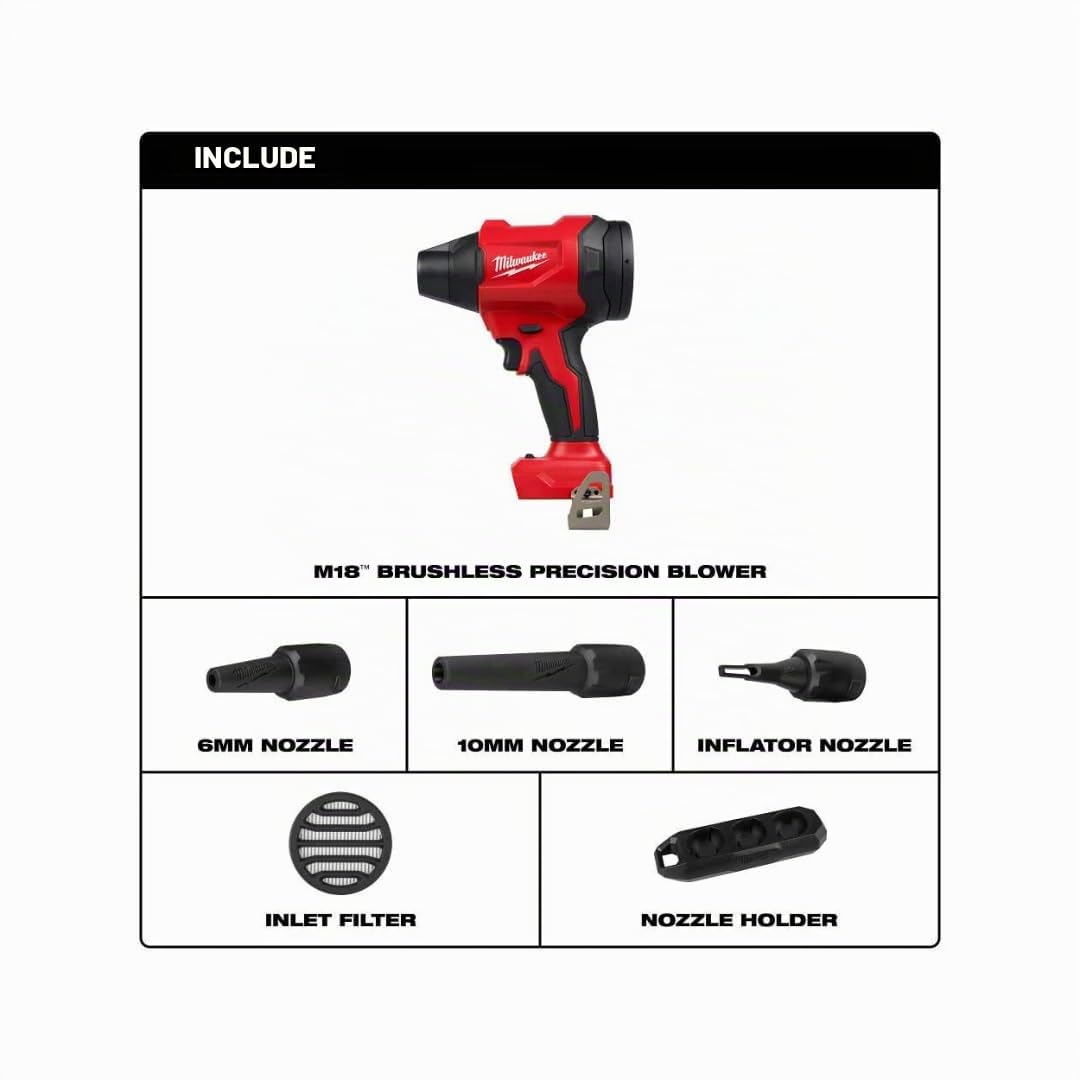 Milwaukee Elettrico M18trade - Soffiatore di precisione senza spazzole