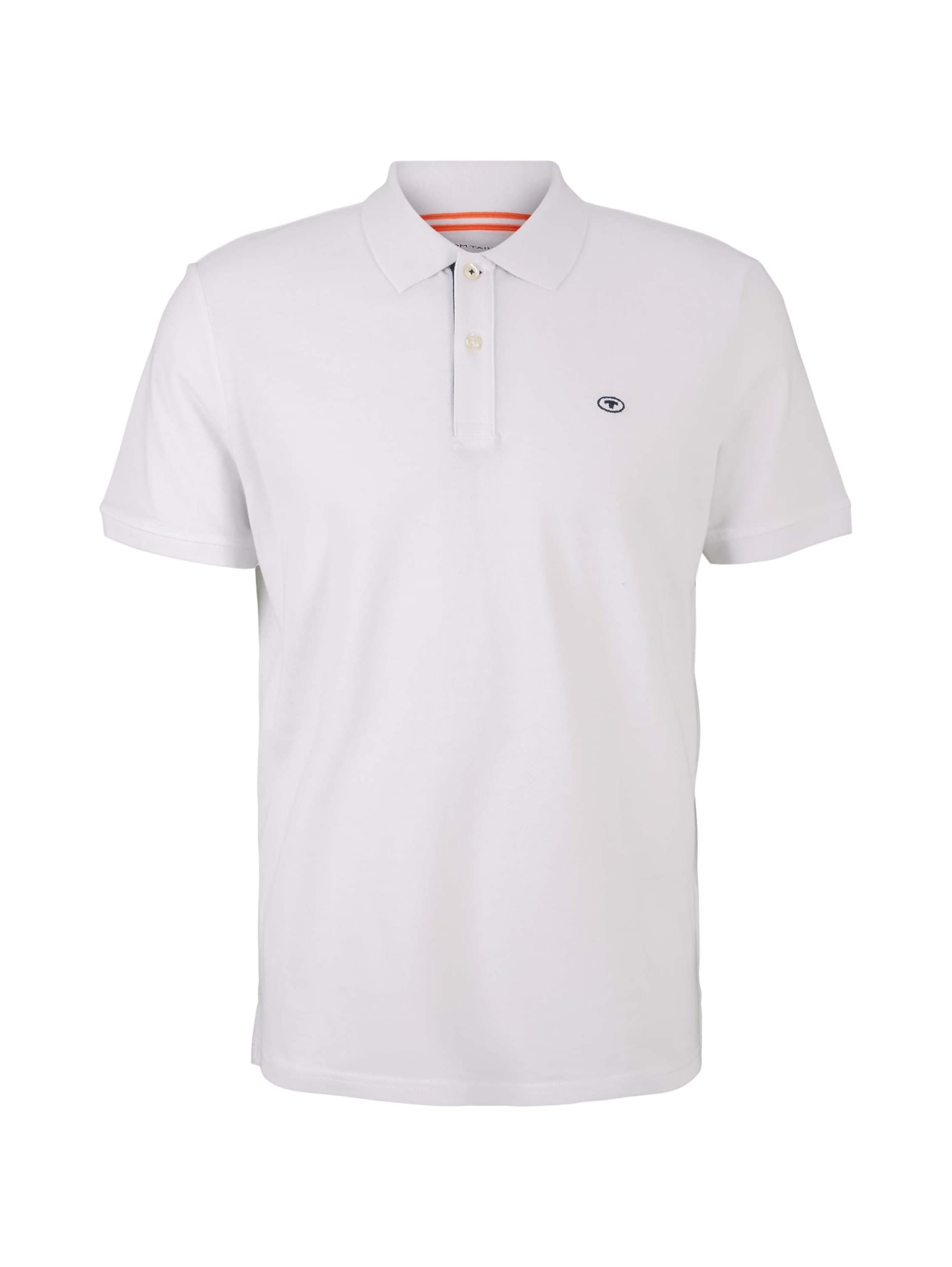 TOM TAILOR Men's 1027713 Polo Shirt, 20000-White, 3XL