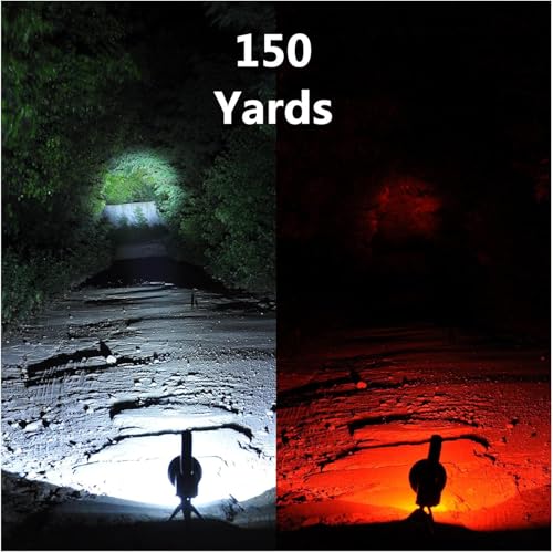 Powerful Rechargeable Spotlight for Outdoor Activities: Bigsun 1000,000 Lumens LED Flashlight with Floodlamp and Wall Charger