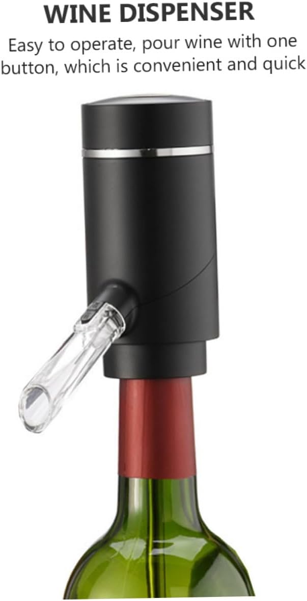 Red Wine Decanter Electric Pourer Aerated Wine Dispenser Easy to Use and Clean