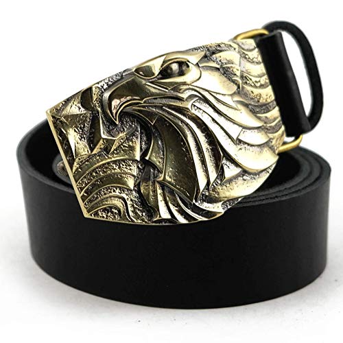 American eagle belt buckle on leather belt, Bird of prey, White headed eagle, Bald eagle national American bird solid brass belt buckle