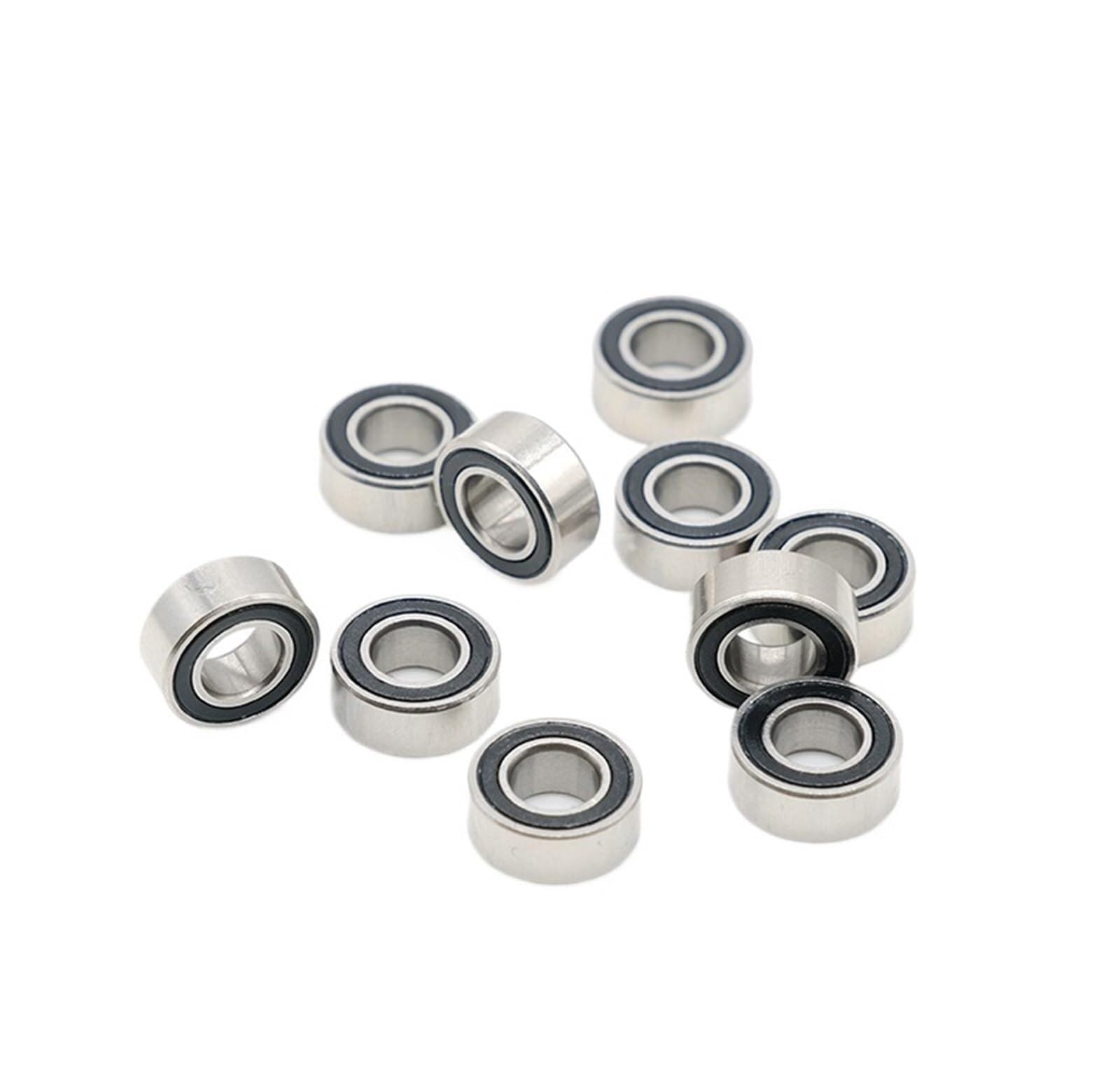 Aspectos, Bimetal Seal Shield Micro rodamiento rígido de bolas 10 Uds SMR117-2RS 7x11x3mm ABEC-7 rodamientos de bolas de acero inoxidable en miniatura rodamiento sellado