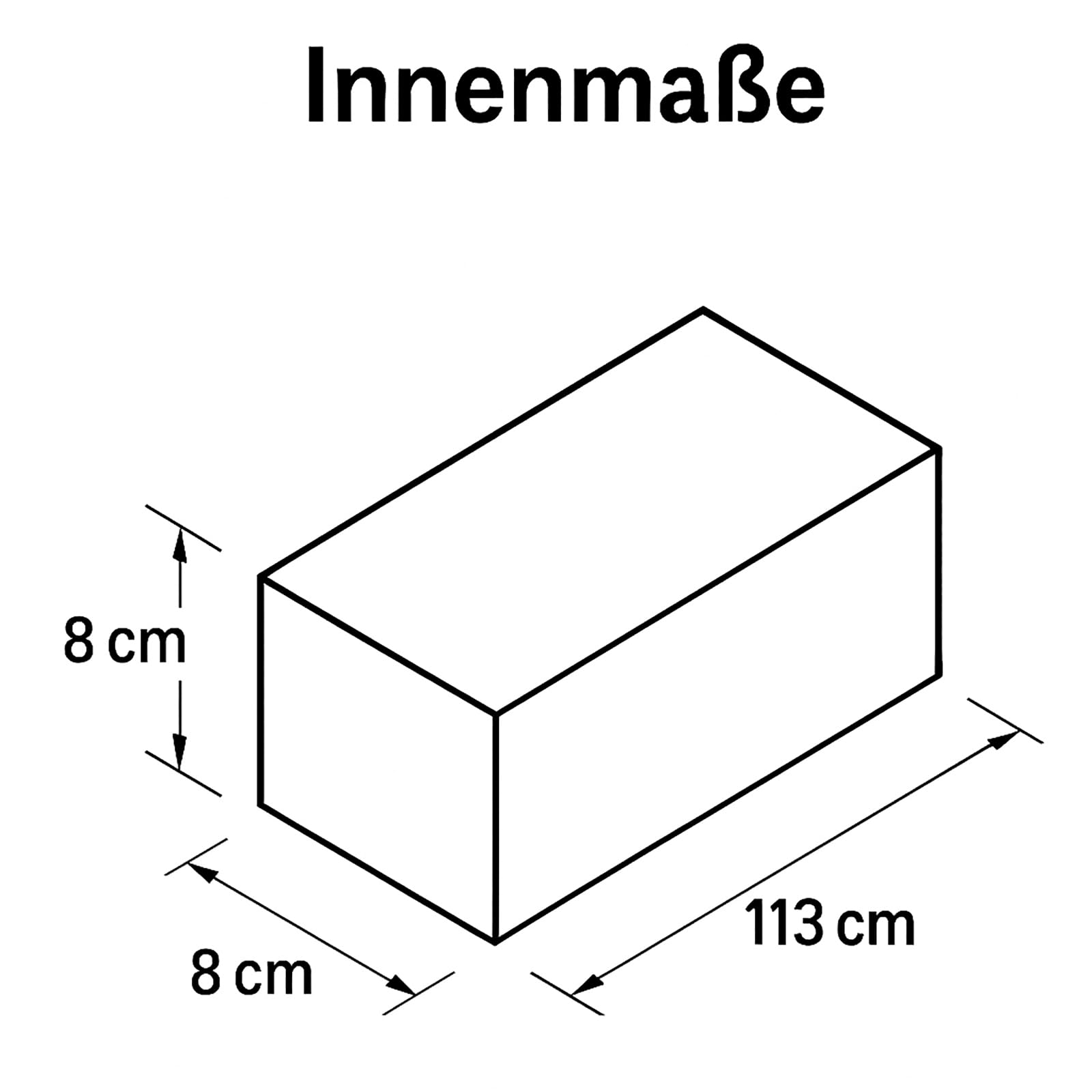 ECI - Valigetta in alluminio, allungata, vuota, 30-70 x 10 x 10 cm (lunghezza x larghezza x altezza), per attrezzi e strumenti di misurazione
