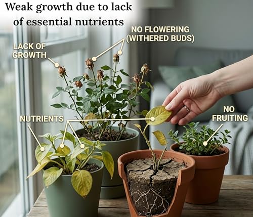 Image of Chipku Grow Sticks Pack of 40 Fertilizer Sticks | Plant Food for Indoor & Outdoor Home Garden Plants | Multi-Purpose Fertilizer Sticks, Natural Food for Plants (Grow Stick Pack of 40)