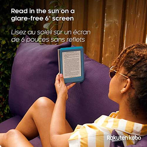 Kobo N306-KU-BK-K-EP, Nia / eReader / Touchscreen antiriflesso da 6" / Luminosità regolabile / Sottile e leggero / eBook / WiFi / 8GB di archiviazione / Tecnologia Carta E Ink / Nero - Image 7