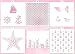 Cookie and Craft Stencil Set Sea, 6 pcs: scales, anchor, algae, waves, marine, starfish
