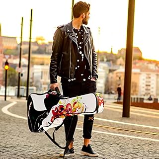 Housse étanche pour guitare acoustique avec double bandoulière et poche Motif tortue de mer dorée, Multicolore 08, 42… - Les Beatles, Paul McCartney, John Lennon, RIngo Starr, George Harrison Housse étanche pour guitare acoustique avec double bandoulière et poche Motif tortue de mer dorée, Multicolore 08, 42… – Image 6