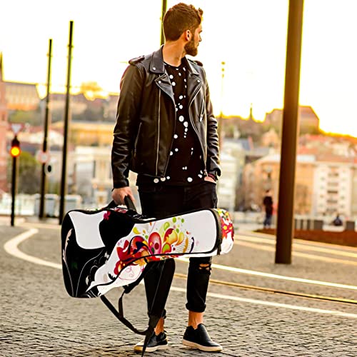 Housse étanche pour guitare acoustique avec double bandoulière et poche Motif tortue de mer dorée, Multicolore 08, 42… - Les Beatles, Paul McCartney, John Lennon, RIngo Starr, George Harrison Housse étanche pour guitare acoustique avec double bandoulière et poche Motif tortue de mer dorée, Multicolore 08, 42… – Image 7