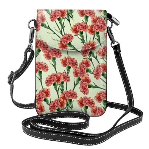 Portefeuille en cuir PU pour cartes et téléphone portable pour femmes