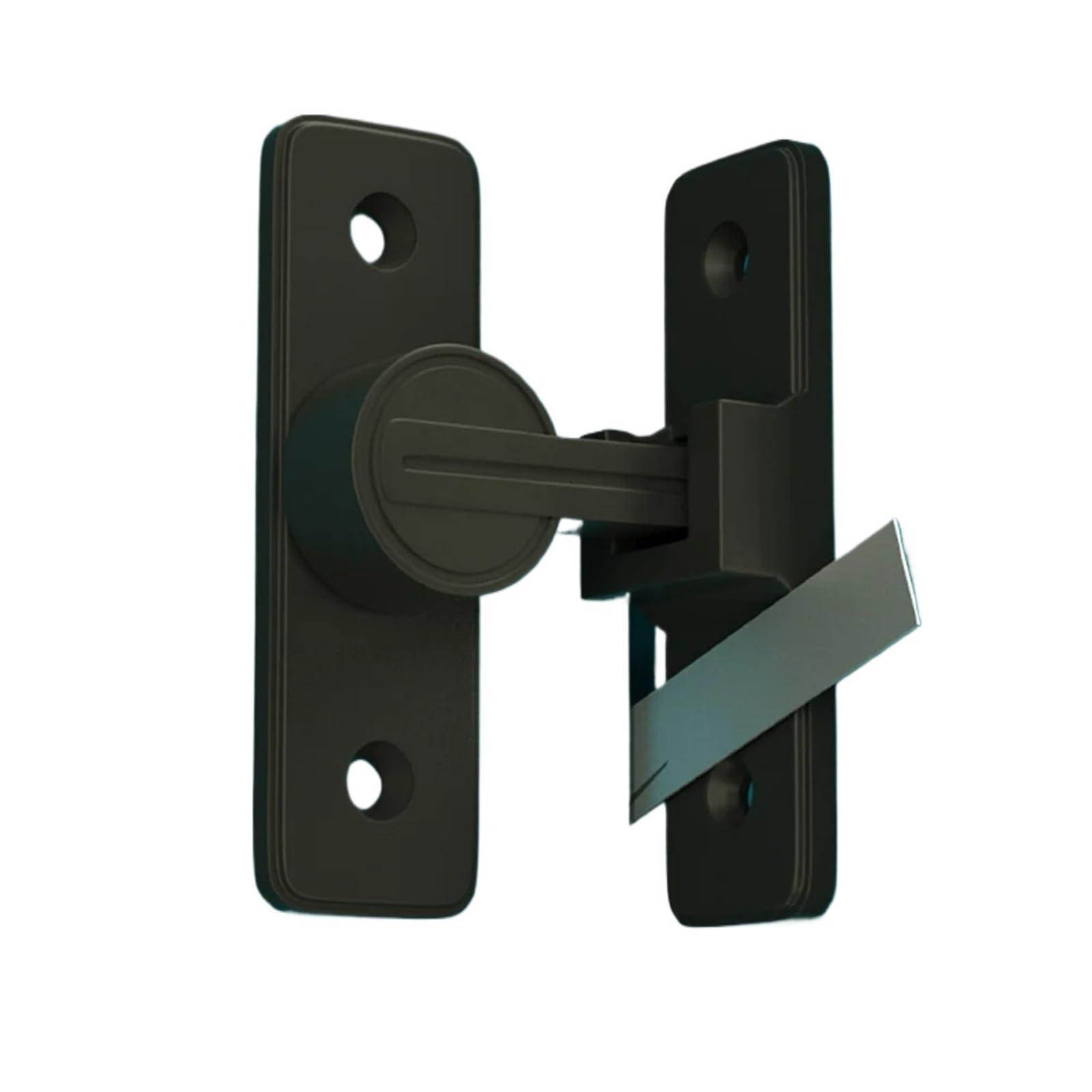 Gate Latch 2pcs Zinc Alloy Heavy Duty Safety Door Bolt Latch Lock Luminous Gate Latchs 90 Degree Barn Locks for Bathroom Window