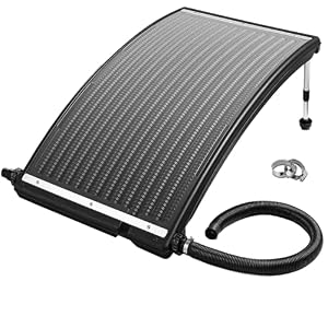 Mauk® Solar Poolheizung Komplettset | Poolheizer Solarkollektor 10000 L/h - 112x66x14cm Sonnenkollektor für Swimming Pool, Whirlpool, Spa