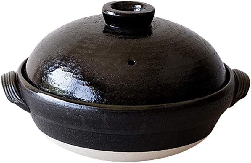 赤黒ツートン 陶器製土鍋 中サイズ1人用 6セット