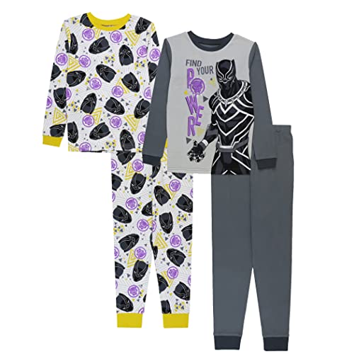 Pyjama Black Panther Marvel en coton pour révéler le pouvoir des garçons