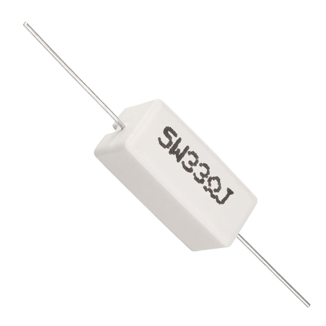 X2 Resistenza 5W 33R 33 OHM 5 Watt A Filo In Cemento - 2 Pezzi - DA - Foto 7