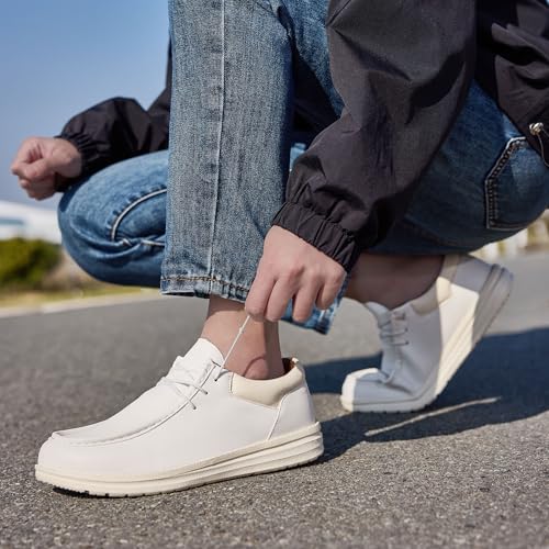 Image of FW FRAN WILLOR Mens Wide Shoes Width Toe Box Slip-on Loafers Casual Walking Shoes for Men