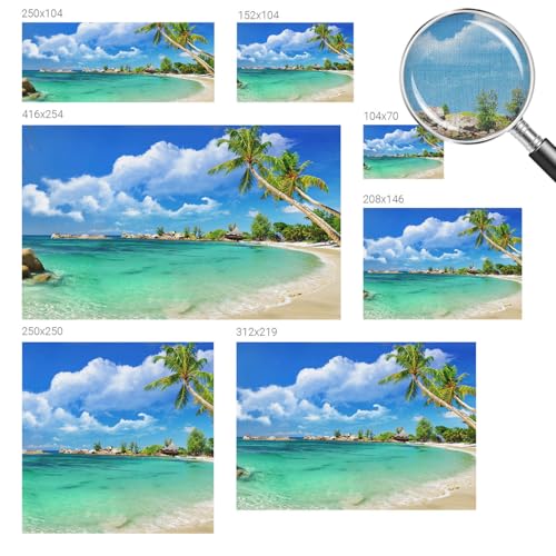 Papier peint adhésif résistant aux taches Tulup paradis tropical - 6