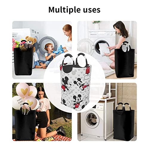 White Laundry Bag Foldable Square Laundry Hamper Waterproof For Washing Storage, 50L #TOP4