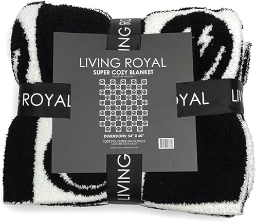 Miniatura 3 de Living Royal Mantas  Manta acogedora y cómoda de microfibra 100% poliéster con diseños lindos, divertidos y únicos, mantas súper suaves, cálidas,