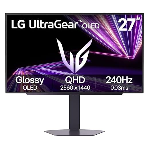 LG 27GX704A-B 27-inch Ultragear QHD (2650x1440) OLED Gaming Monitor 240Hz, 0.03ms, NVIDIA G-Sync Compatible, AMD FreeSync Premium Pro, VESA Display HDR TrueBlack400, HDMI 2.1, DisplayPort, Black