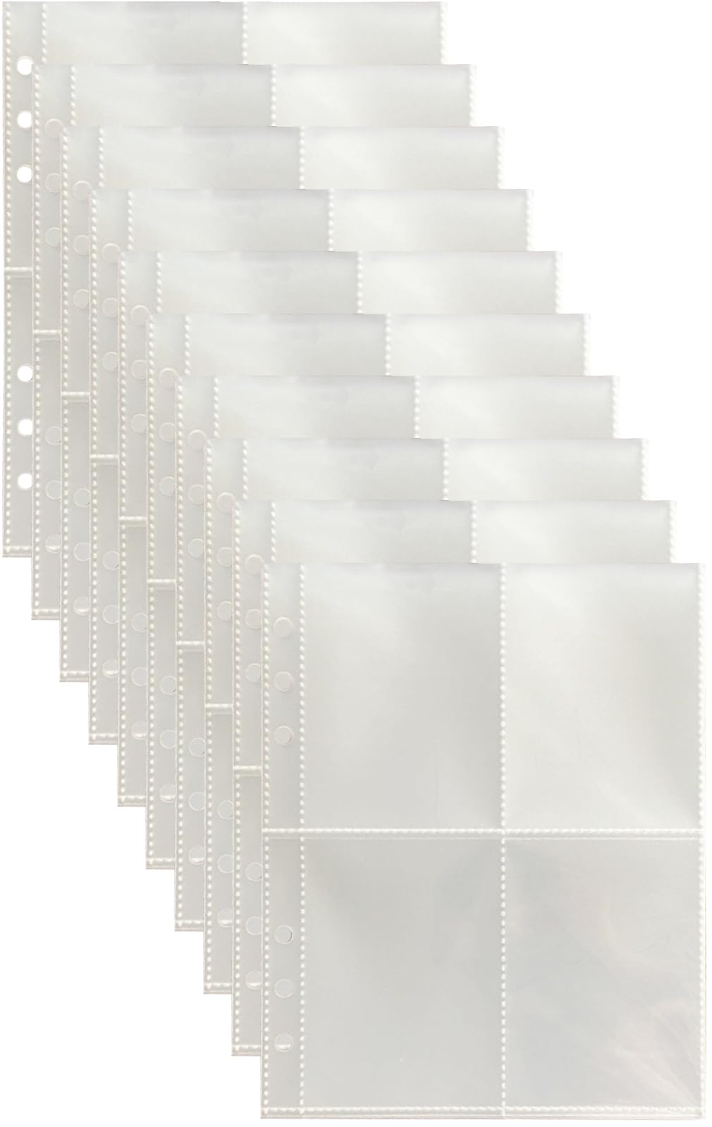 Amazon.co.jp: H&J A5 6穴 トレカ ファイル シール帳 台紙 透明 収納