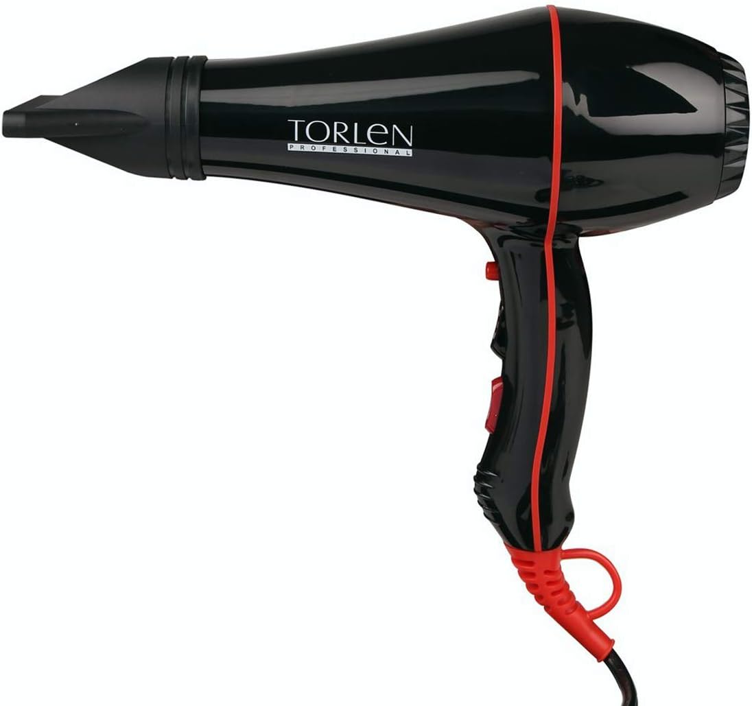 Torlen Professional 179 Hot And Cold Blow Hair Dryer | 2000 Watts Ceramic | Hair Drying Machine For Men and Women | Black Color