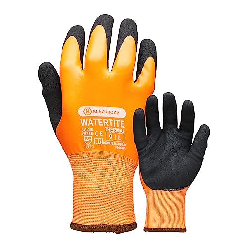Blackrock Waterproof Thermal Work Gloves, Watertite for Men Women Unisex Freezer Gloves, Fleece Lined, Accessories, Heated