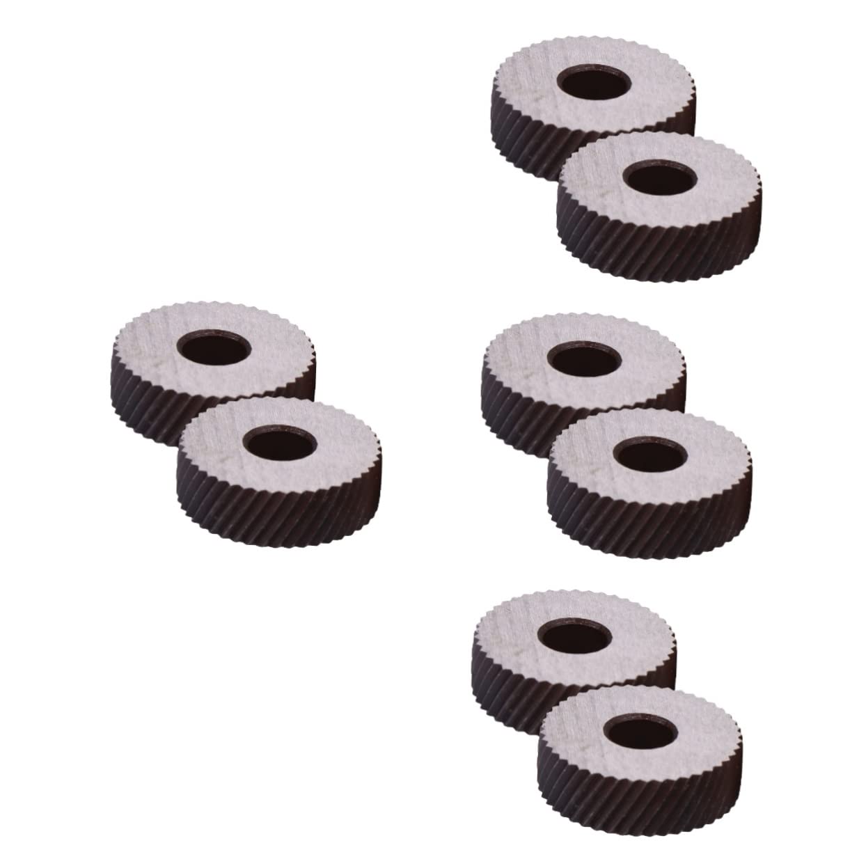 HOMSFOU 4sets Steel Knurling Wheel Linear Tool Wheel High Strength Knurling for Tool 2pcs*4