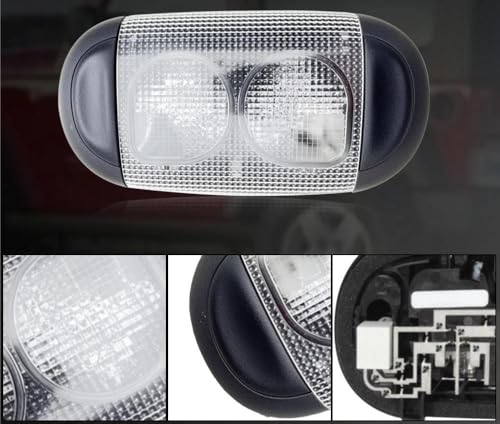 Luz interior delantera para Jeep Wrangler 2010-2018 luz de lectura 1QN65DX9AB 4