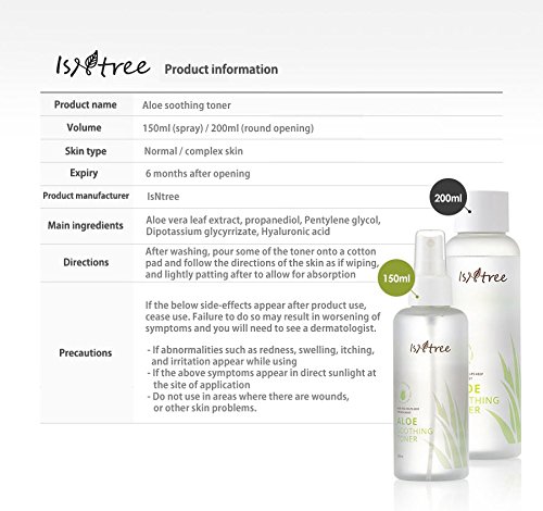 Isntree Aloe Soothing Toner 150ml | Desertcart Bermuda