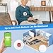 PILSAMAS 2 Pack WiFi Caregiver Call Button for Elderly at Home w App Notification, Elderly Monitoring, Caregiver Pager, Life Alert Systems for Seniors No Monthly Fee, Alert Button for Seniors at Home