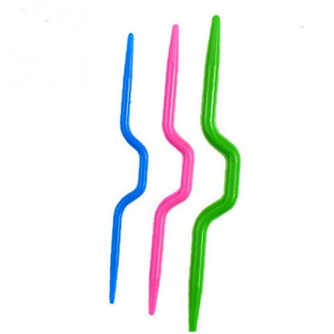 3pcs Tricoter Câble Aiguille Crochet Crochet Crooked Aiguille en Plastique Courbé Aiguilles Tricoté À La Main pour Les Fournitures De Stitch 3pcs Tricoter Câble Aiguille Crochet Crochet Crooked Aiguille en Plastique Courbé Aiguilles Tricoté À La Main pour Les Fournitures De Stitch