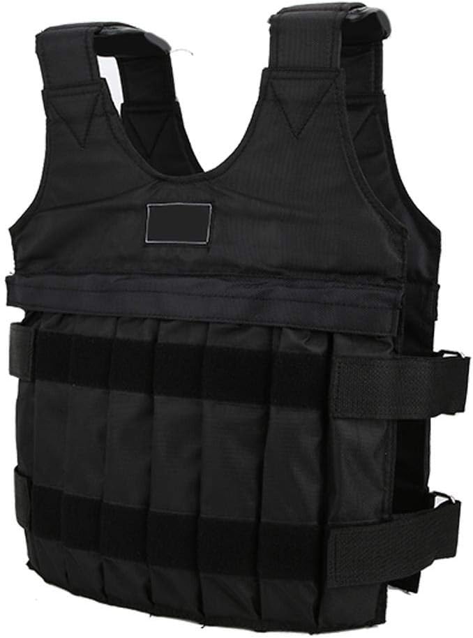 NA Adjustable Weighted Vest, Workout Weight Vest Training Fitness Weighted Jacket Exercise Training Waistcoat for Man Woman Loss Running Gym Training