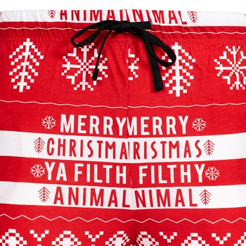 Ya Filthy Animal Merry Christmas Adult Sleep Lounge Pants - Festive Unisex Pajama Bottoms 5