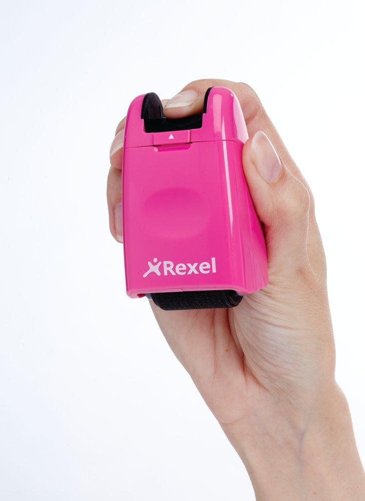 Rexel Rouleau encreur de protection d'identité Rose Bonbon 2112007